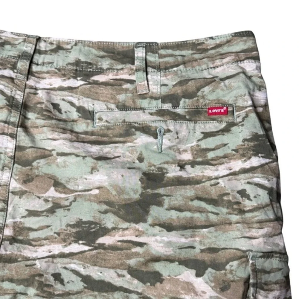Levis XX Cargo Shorts Mens 40 Green Tiger Stripe Camo Utility Pockets 54756-0007